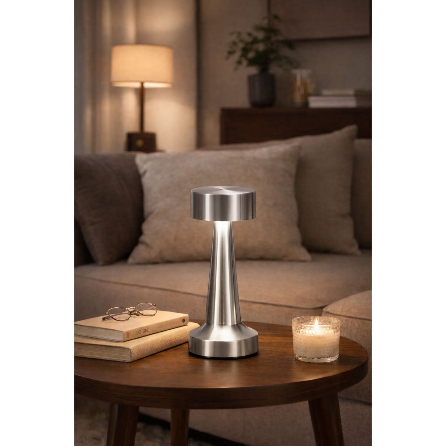 Silver Touch Table Lamp