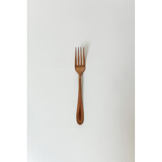 Large Bronze Stainless Steel Fork - Set of 6 pcs