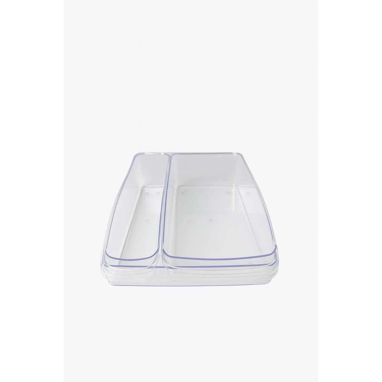 3-Piece Fridge Organizer Set – Clear Plastic Storage Bins