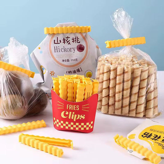Fries-Shaped Food Bag Clips