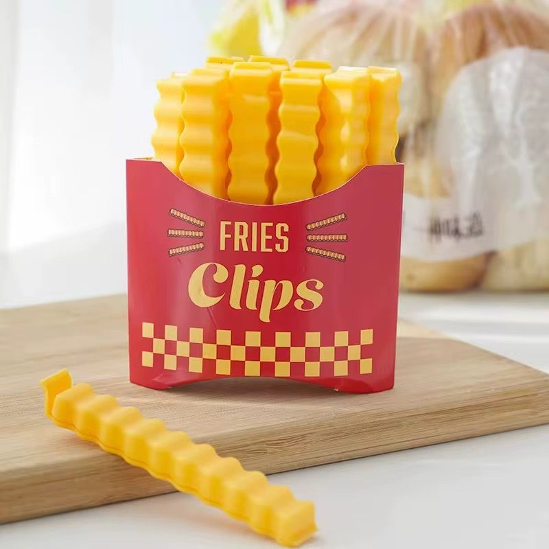 Fries-Shaped Food Bag Clips