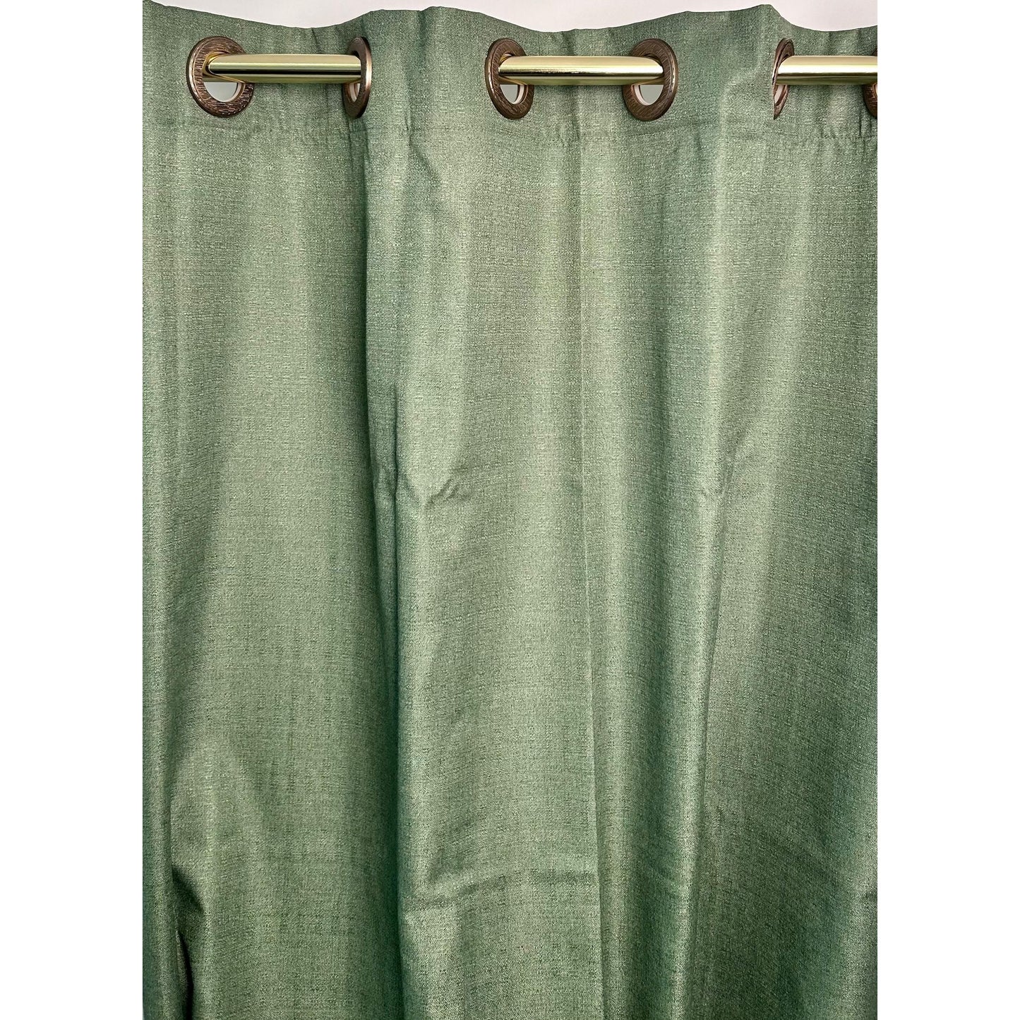 Green Curtain Plain Color - 140x265cm