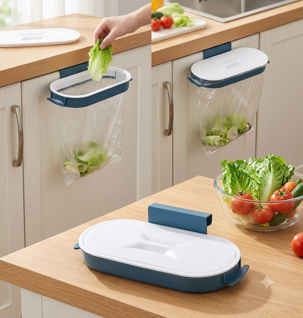 Hanging Kitchen Trash Bag Holder