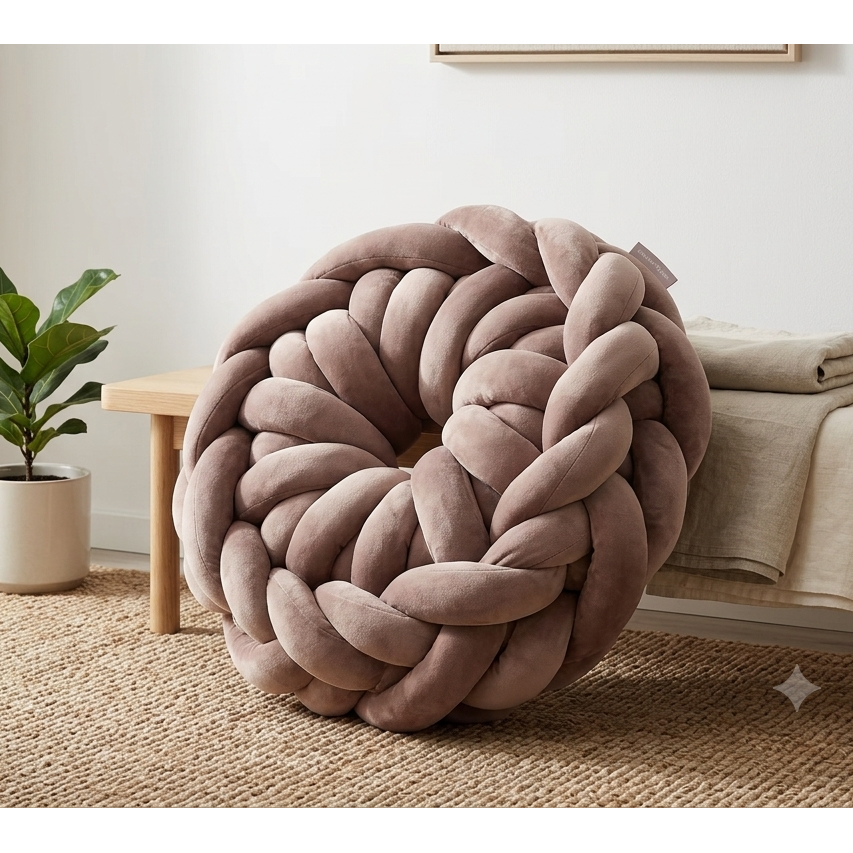 Handwoven Decorative Cushion