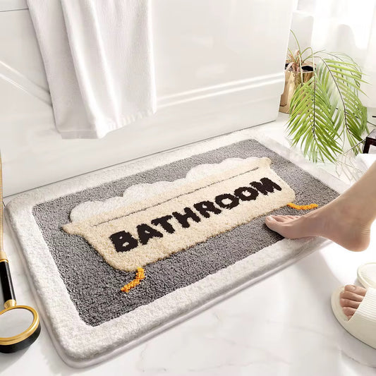 Anti-Slip Bathroom Bath Mat - 40x60cm