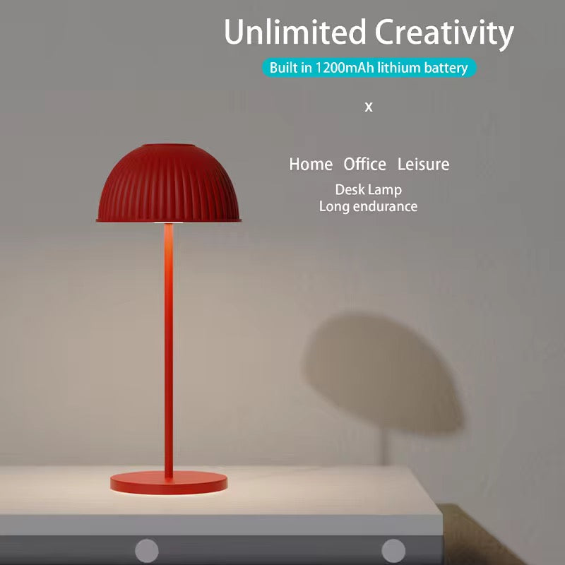 Modern Ambient LED Table Lamp - RED