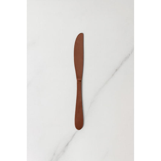 Large Bronze Stainless Steel Knife - Set of 6 pcs