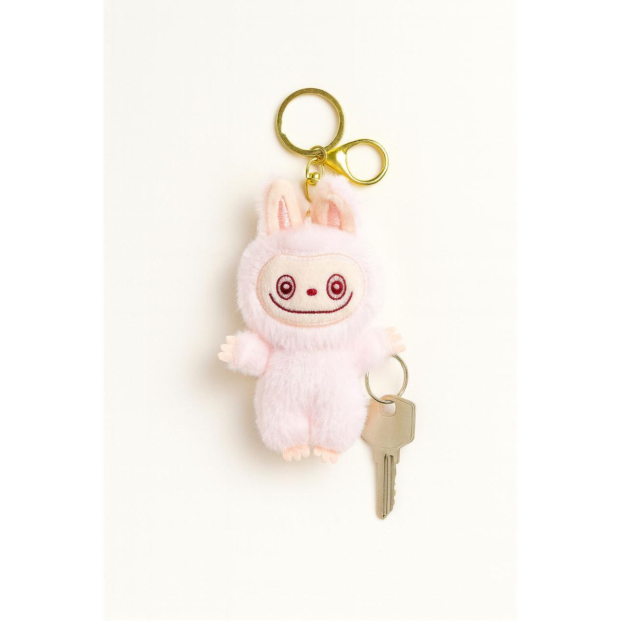 Labubu Plush Keychain – Cute Cartoon Character Keyring