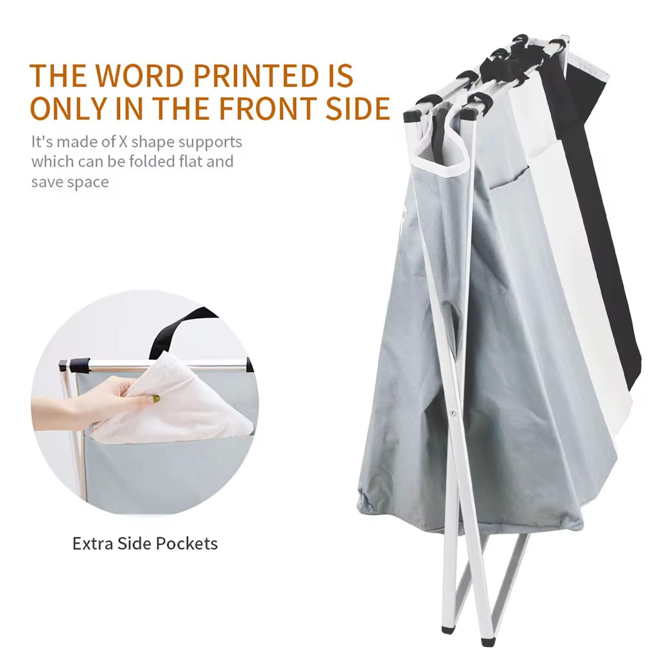 3-Section Laundry Hamper with Sorting bags