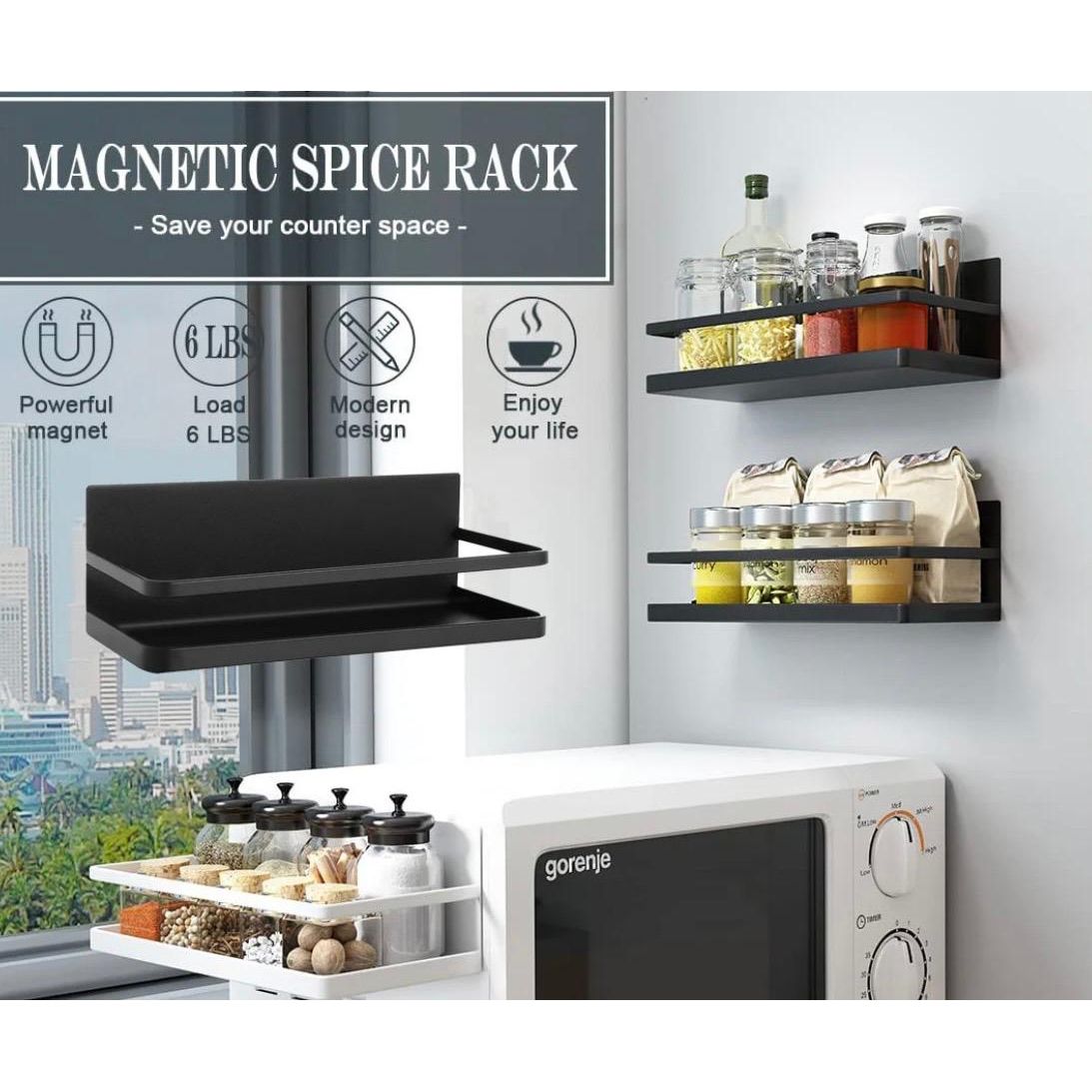 Magentic Rack Magnetic Rack - Kitchen Organizer - 25cm – Morganhomes