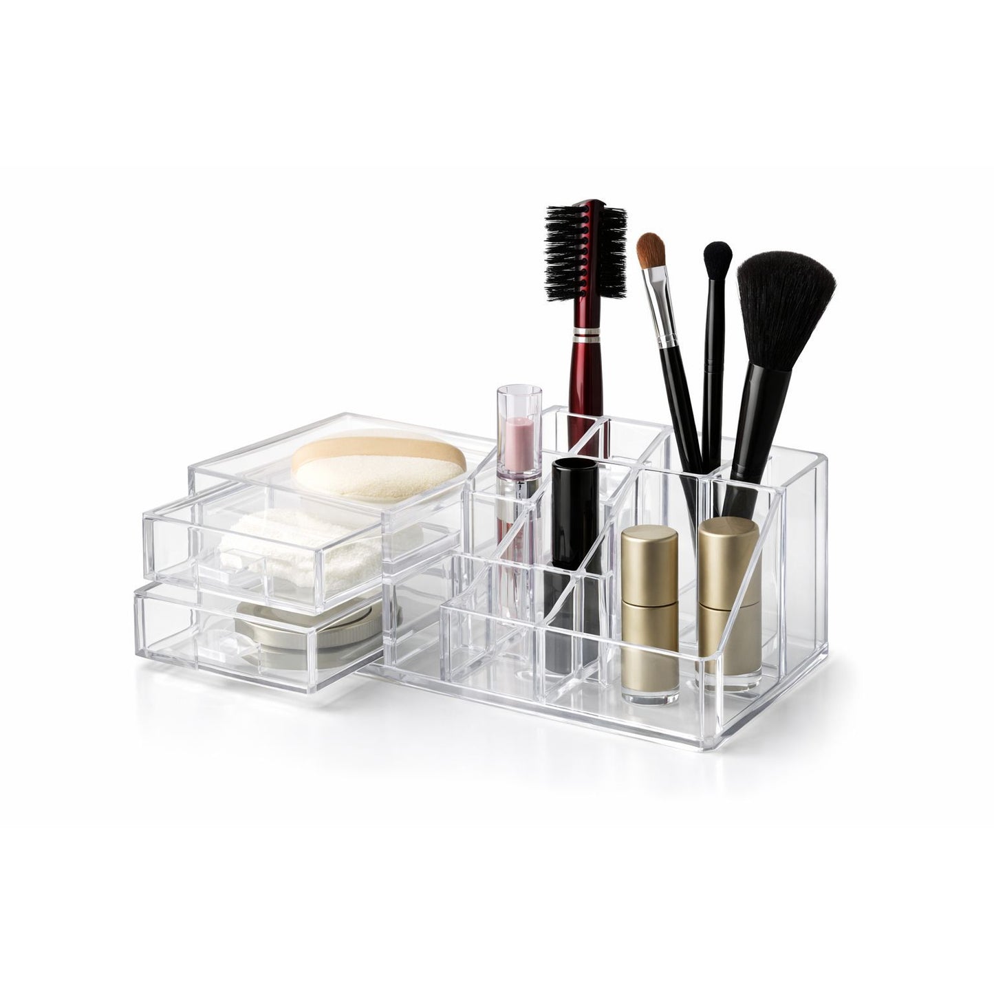 Clear Acrylic Makeup Organizer with Drawers