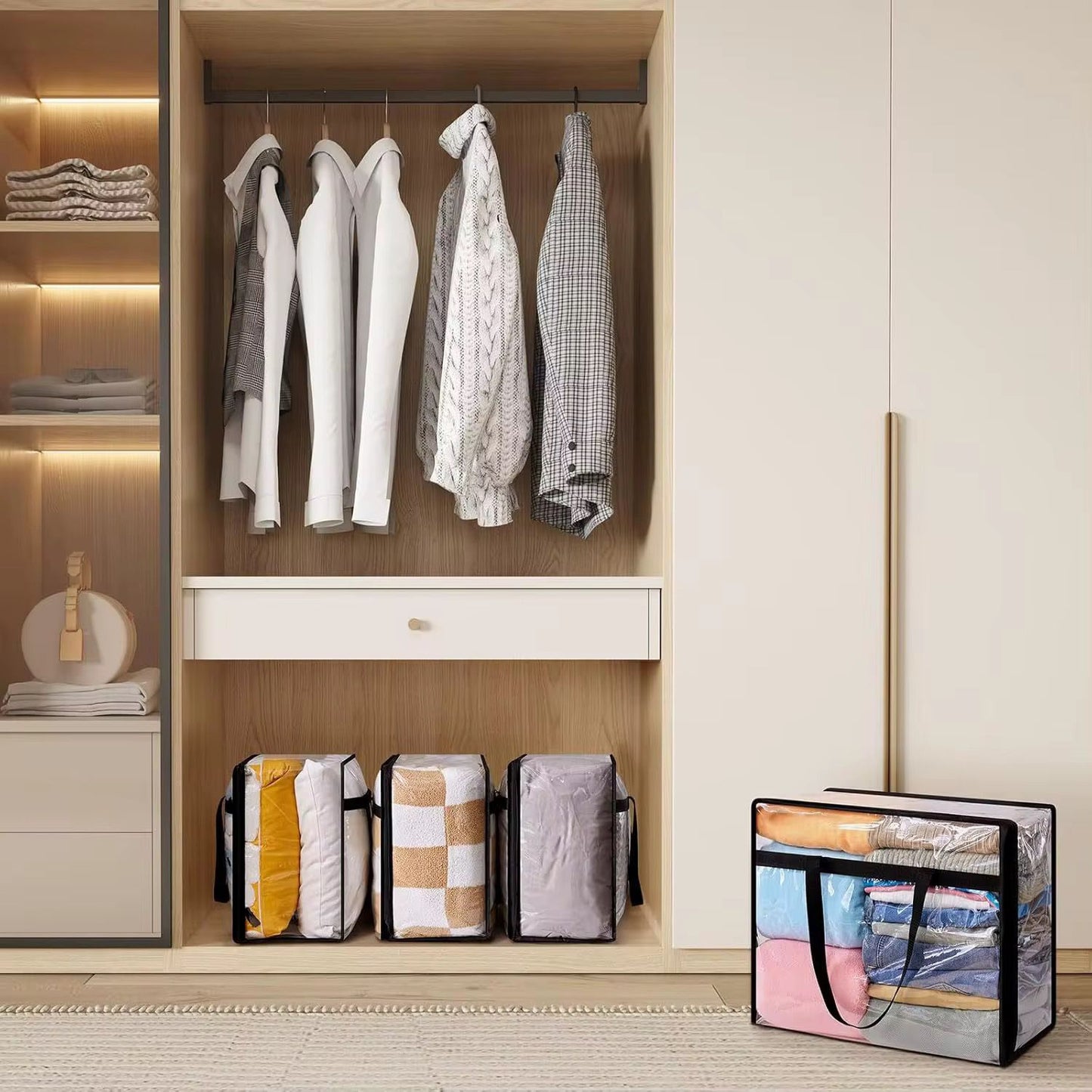 Transparent Storage Bag - 60L