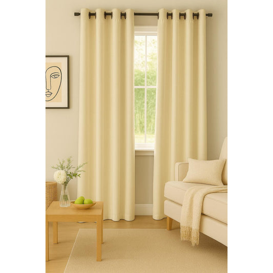 Off-white Color Curtain - 140x265cm