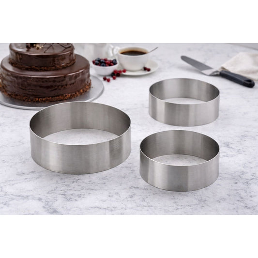 Stainless Steel Cake Ring Mold Set