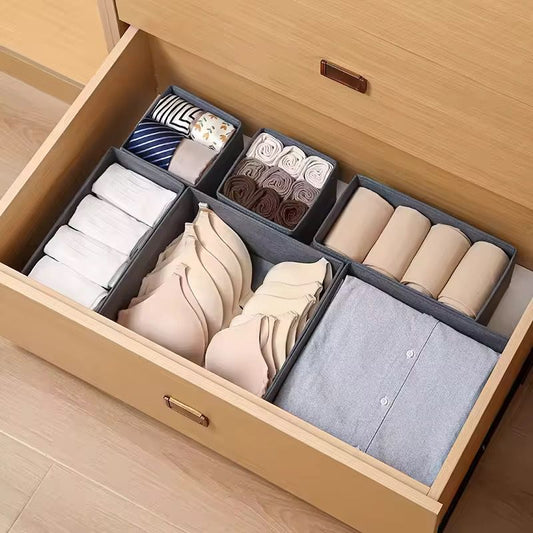 Clothing Organizer Set - Foldable Storage Boxes