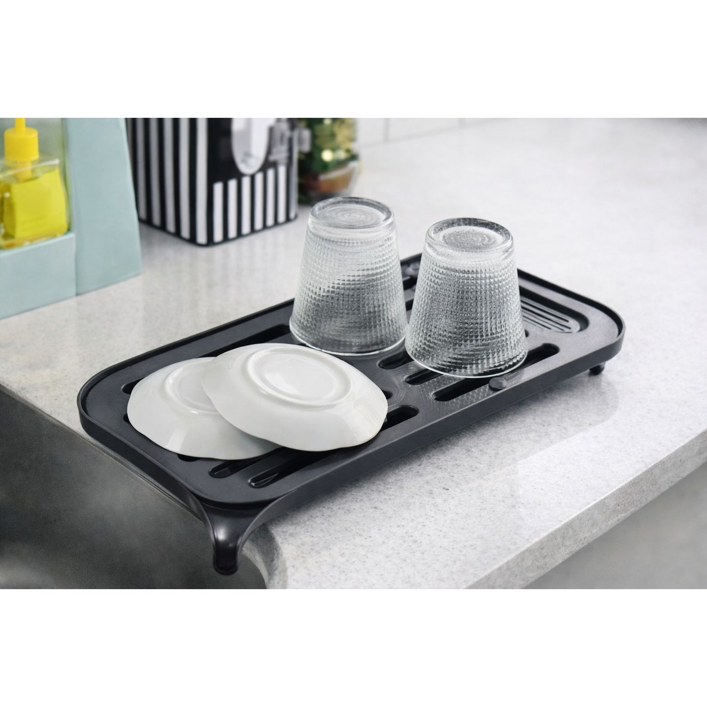 Plastic Dish Drying Tray for Cups & Small Plates