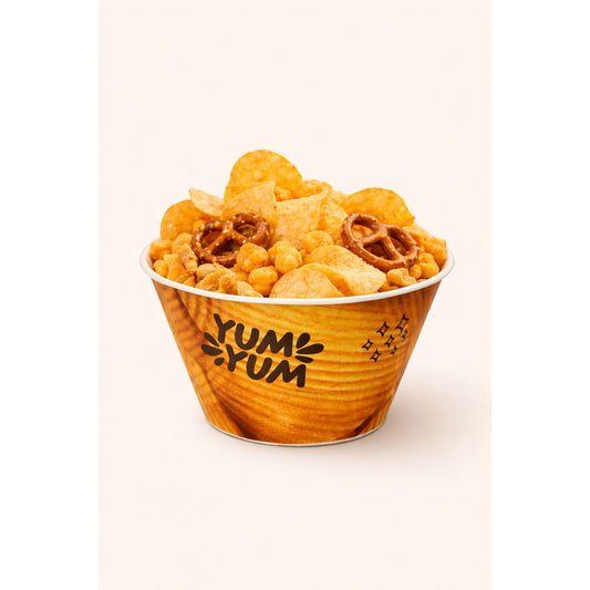 YUM YUM Plastic Snack Bowl - Multipurpose Serving Bowl