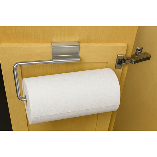 Stainless Steel Over-Cabinet Paper Towel Holder - No drill