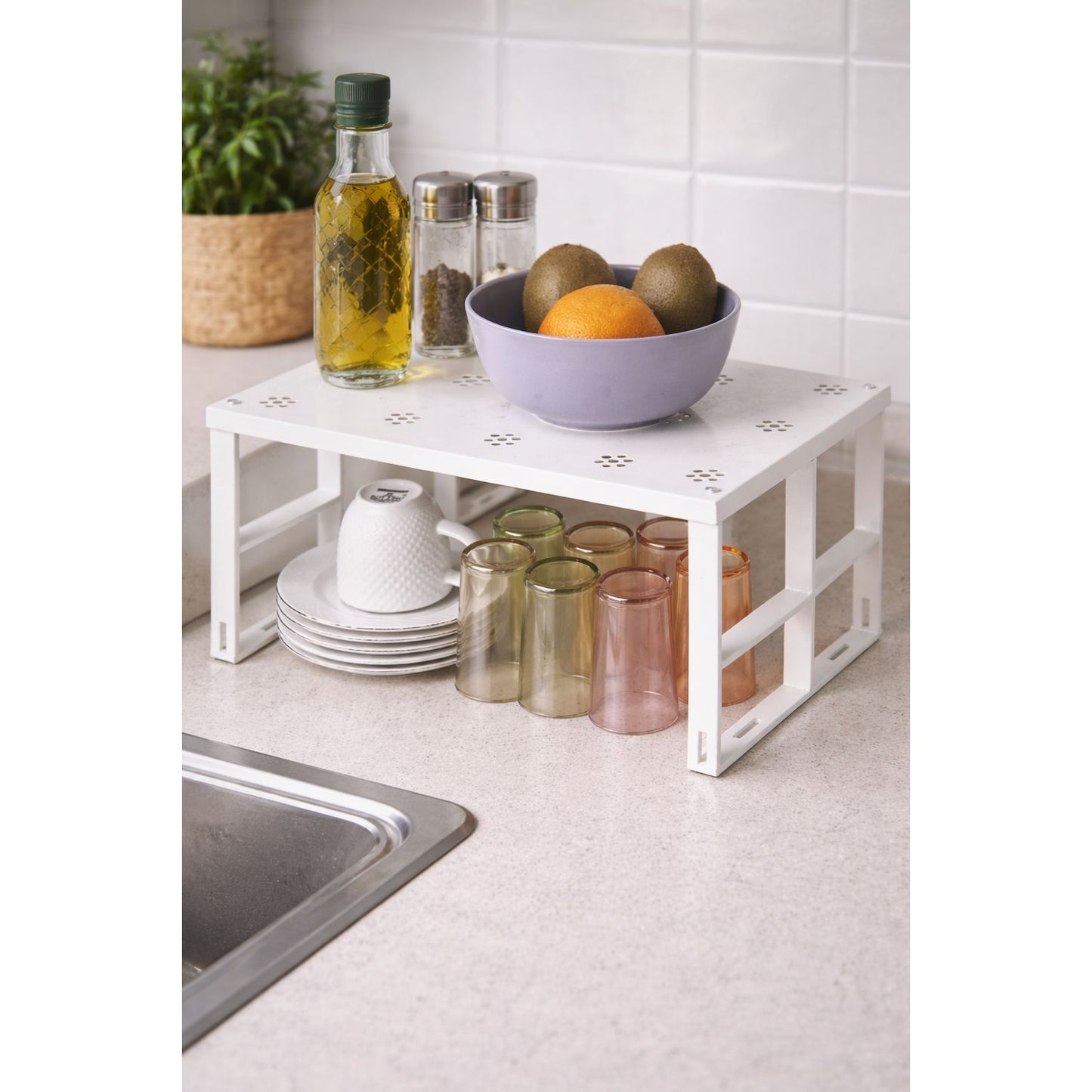 Countertop Kitchen Shelf Organizer