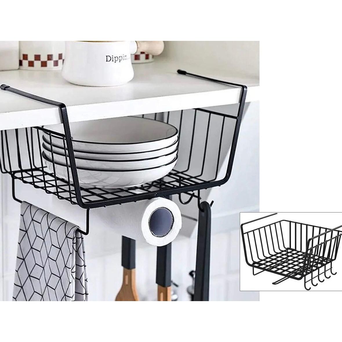 Under-Shelf Storage Basket -No Drill