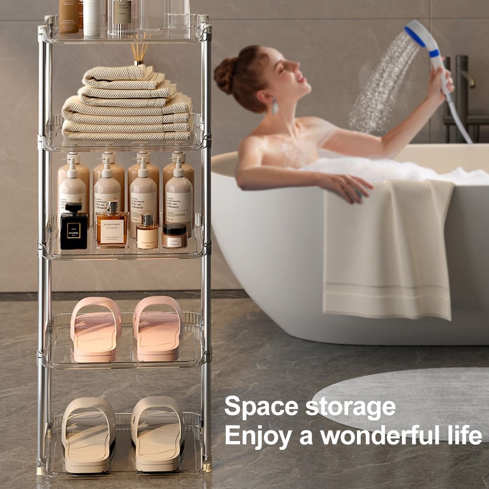 5-Layer Clear Acrylic Storage Rack