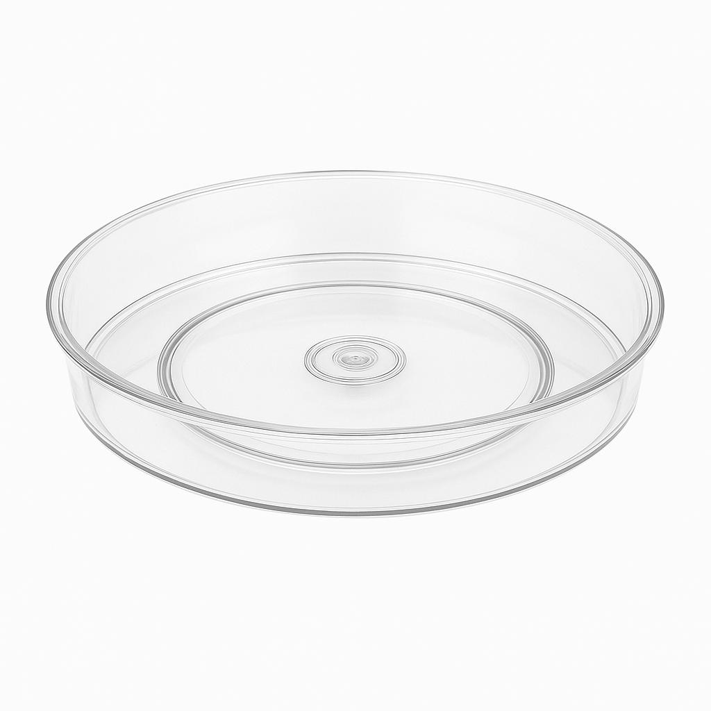 Transparent 360° Rotatable Organizer – Multi-Purpose Storage 30cm