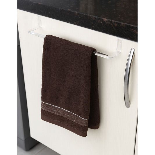 Transparent Over-Cabinet Towel Rack