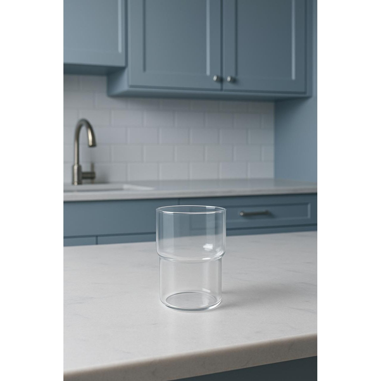 Waved Glass Cup 280ml