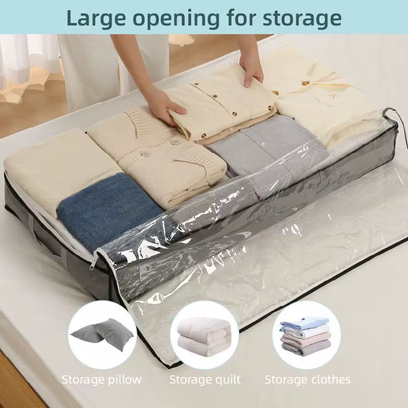 Under-Bed Storage Bag for Duvets, Blankets & Clothes
