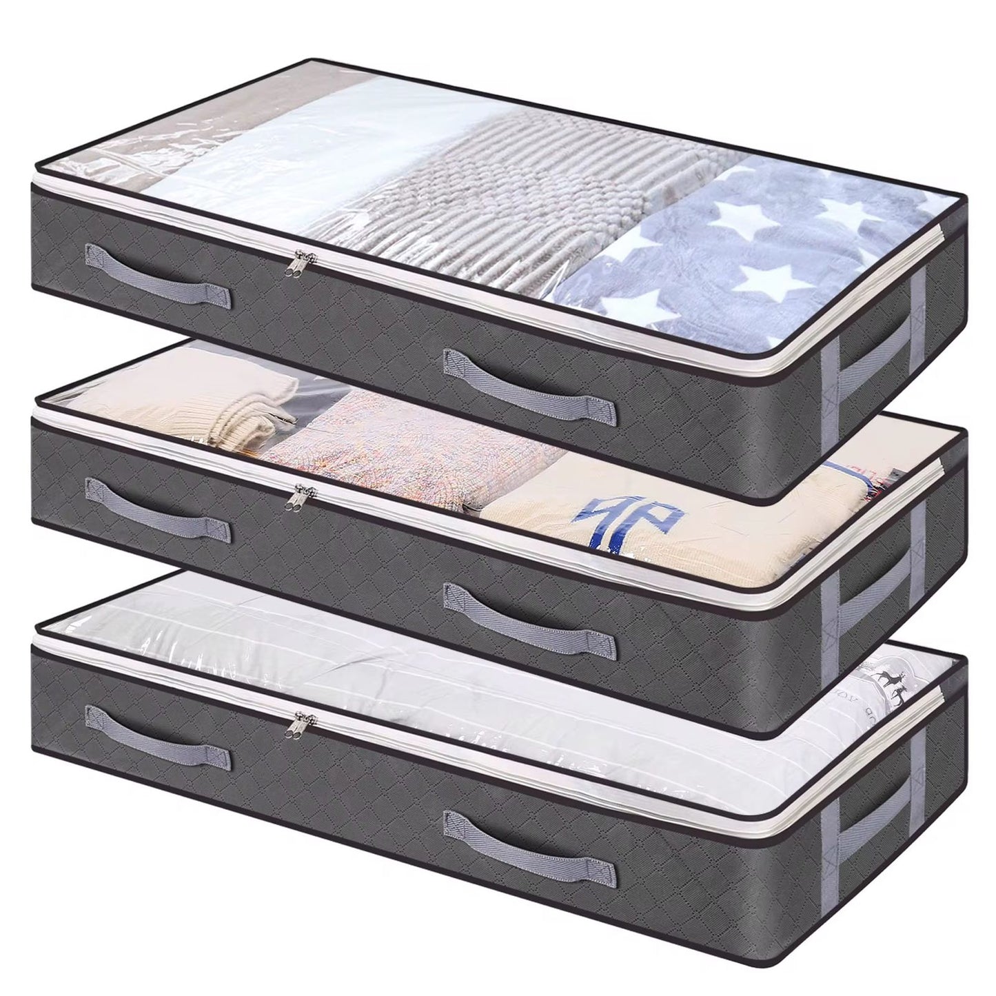 Under-Bed Storage Bag for Duvets, Blankets & Clothes