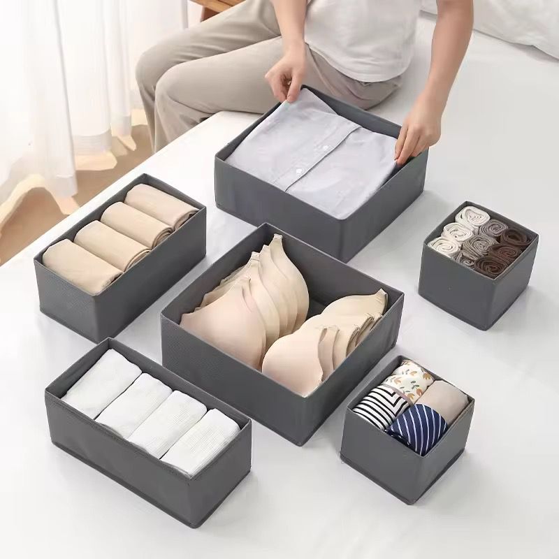 Clothing Organizer Set - Foldable Storage Boxes