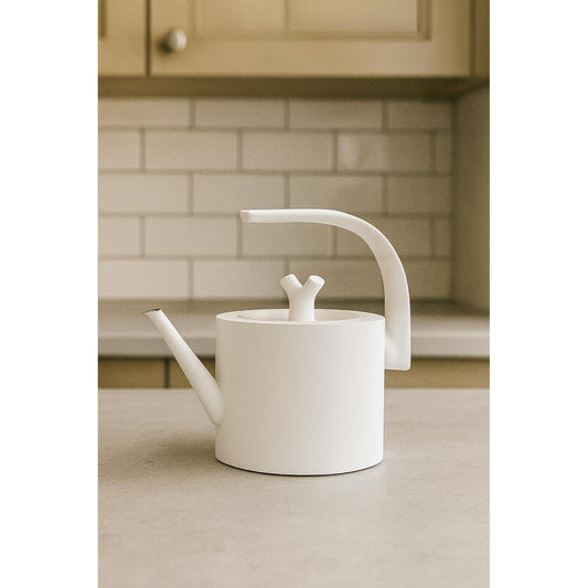 Modern White Ceramic Teapot 1.5L